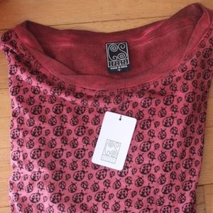 LF Tops - Long Sleeve Lady Bug Print Tee by Casual Studio LF Tops - Long Sleeve Lady Bug Print Tee by Casual Studio